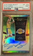 Kyle Kuzma #IF-KKZ Basketball Cards 2018 Panini Select in Flight Signatures Prices