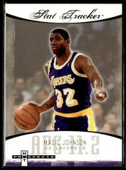 Magic Johnson #ST-24 Basketball Cards 2007 Fleer Hot Prospects Stat Tracker Prices