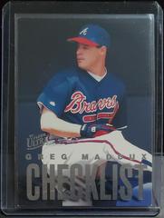 Greg Maddux [Series 1] #4 Baseball Cards 1997 Ultra Checklists Prices