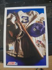 Front | Babe Ruth [Memorabilia] Baseball Cards 1992 Score