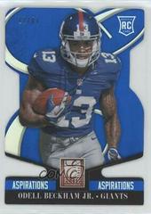 Odell Beckham Jr. [Aspirations Die Cut] Football Cards 2014 Panini Elite Prices