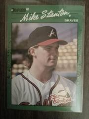 Mike Stanton Baseball Cards 1990 Panini Donruss Rookies Prices