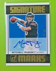 Mitchell Trubisky Football Cards 2018 Donruss Signature Marks Prices