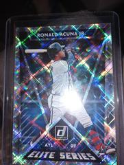 Ronald Acuna Jr. [Diamond Series] Baseball Cards 2020 Panini Donruss Elite Series Prices