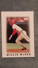 Willie McGee #71 Baseball Cards 1988 Topps Mini League Leaders Prices