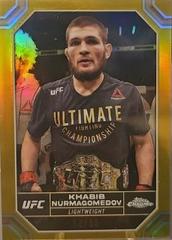 Khabib Nurmagomedov [Gold Refractor] #112 Ufc Cards 2024 Topps Chrome UFC Prices