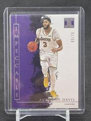 Anthony Davis #79 Basketball Cards 2019 Panini Impeccable Prices
