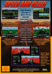 Back Cover | Road Rash II Sega Genesis