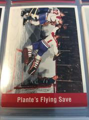 Plante’s flying save Hockey Cards 1994 Parkhurst Missing Link Prices