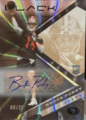 Brock Purdy [Autograph Copper] Football Cards 2022 Panini Black Prices