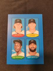 Max Meyer, JJ Bleday, Jazz Chisholm Jr. , Sandy Alcantara [Blue] Baseball Cards 2023 Topps Heritage 1974 Stamps Prices