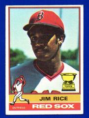 Jim Rice #340 Baseball Cards 1976 Topps Prices