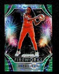 Jonquel Jones [Prizm Green Pulsar] Basketball Cards 2020 Panini Prizm WNBA Fireworks Prices