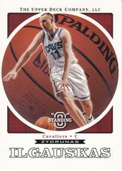 Zydrunas Ilgauskas #11 Basketball Cards 2003 Upper Deck Standing O Prices