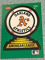 Oakland Athletics Team Sticker Baseball Cards 1988 Fleer Team Stickers Prices