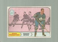 Marcel Pronovost Hockey Cards 1968 O-Pee-Chee Prices