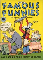 Famous Funnies #93 (1942) Comic Books Famous Funnies Prices