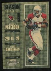 Adrian Peterson [Gold] #8 Football Cards 2017 Panini Contenders Optic Prices