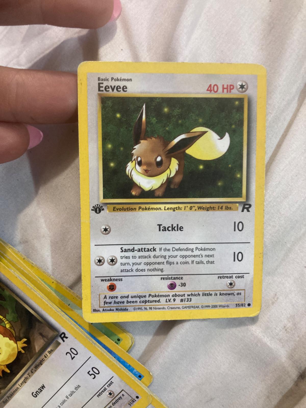 Eevee St Edition Ungraded Pokemon Team Rocket