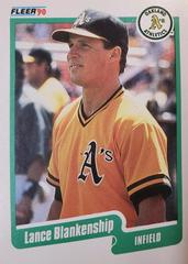 Lance Blankenship #1 Baseball Cards 1990 Fleer Prices