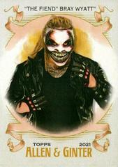 The Fiend' Bray Wyatt #AG-25 Wrestling Cards 2021 Topps Heritage WWE Allen & Ginter Prices