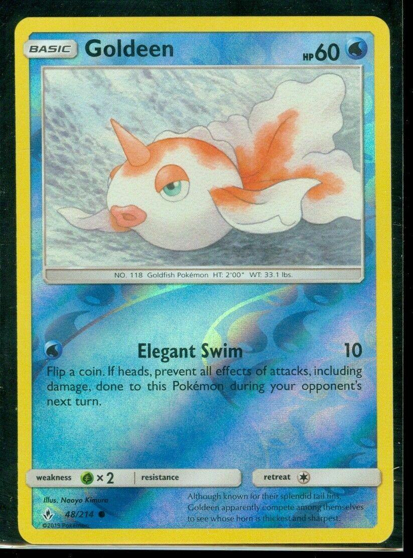 Goldeen [Reverse Holo] #48 Pokemon Unbroken Bonds