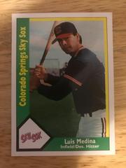 Luis Medina #16 Baseball Cards 1990 CMC Colorado Springs Sky Sox Prices