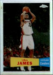 LeBron James [1957 Refractor] #23 Basketball Cards 2007 Topps Chrome Prices