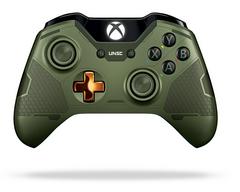 Front | Xbox One Halo 5 Green Wireless Controller Xbox One