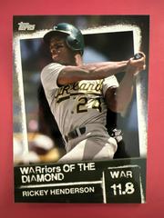 Rickey Henderson Baseball Cards 2020 Topps Warriors of the Diamond Prices