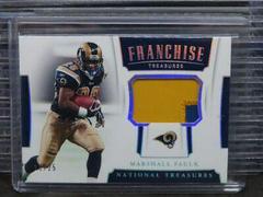Marshall Faulk [Prime] Football Cards 2018 National Treasures Franchise Prices