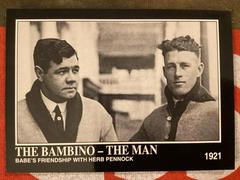 Babe's Frienship With Herb Pennock #123 Baseball Cards 1992 Megacards Babe Ruth Prices