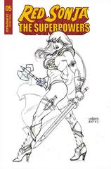 Red Sonja: The Superpowers [Linsner Sketch] #5 (2021) Comic Books Red Sonja: The Superpowers Prices