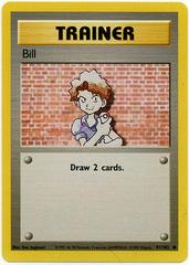 Bill Trainer 91/102 TCG Card *NEAR MINT CONDITION* Pokemon Base Set 1999 