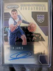 Justin James [Silver Prizm] #SS-JJM Basketball Cards 2019 Panini Prizm Sensational Signatures Prices