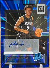 Paolo Banchero [Signature Blue Laser] Basketball Cards 2022 Panini Donruss Prices