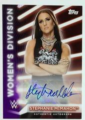 Stephanie McMahon [Purple] #A-ST Wrestling Cards 2021 Topps WWE Women's Division Autographs Prices