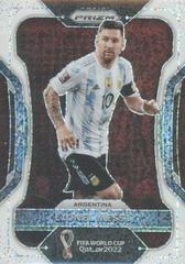 Lionel Messi [White Sparkle] Soccer Cards 2022 Panini Prizm World Cup Prices