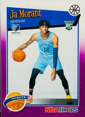 JA Morant [Purple] Basketball Cards 2019 Panini Hoops Prices