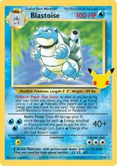 Carta Pokémon Blastoise (2/102) - Celebrações 25 Anos - Alfabay