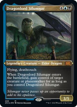 Dragonlord Silumgar [Foil Etched] Magic Double Masters 2022