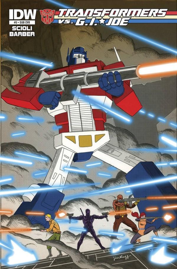 Transformers vs. G.I. Joe [Sub] #3 (2014) Comic Books Transformers vs. G.I. Joe