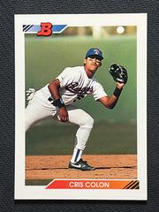 Cris Colon #405 Baseball Cards 1992 Bowman Prices