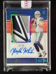 Mike White [Stars and Stripes] #168 Football Cards 2018 National Treasures Patch Autograph Prices