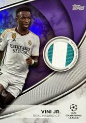 Vini Jr. [Purple Foilboard] #TS-VJ Soccer Cards 2023 Topps UEFA Club Superstar Relic Prices