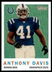 Anthony Davis #244 Football Cards 2005 Topps Heritage Prices