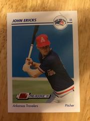 John Ericks #30 Baseball Cards 1991 Impel Line Drive Pre Rookie AA Prices