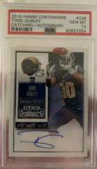 Todd Gurley [Catching Autograph] #238 Football Cards 2015 Panini Contenders Prices
