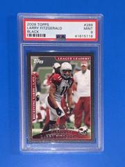 Larry Fitzgerald [Black] Football Cards 2009 Topps Prices
