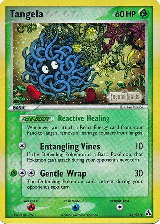 Tangela [Reverse Holo] #44 Pokemon Legend Maker